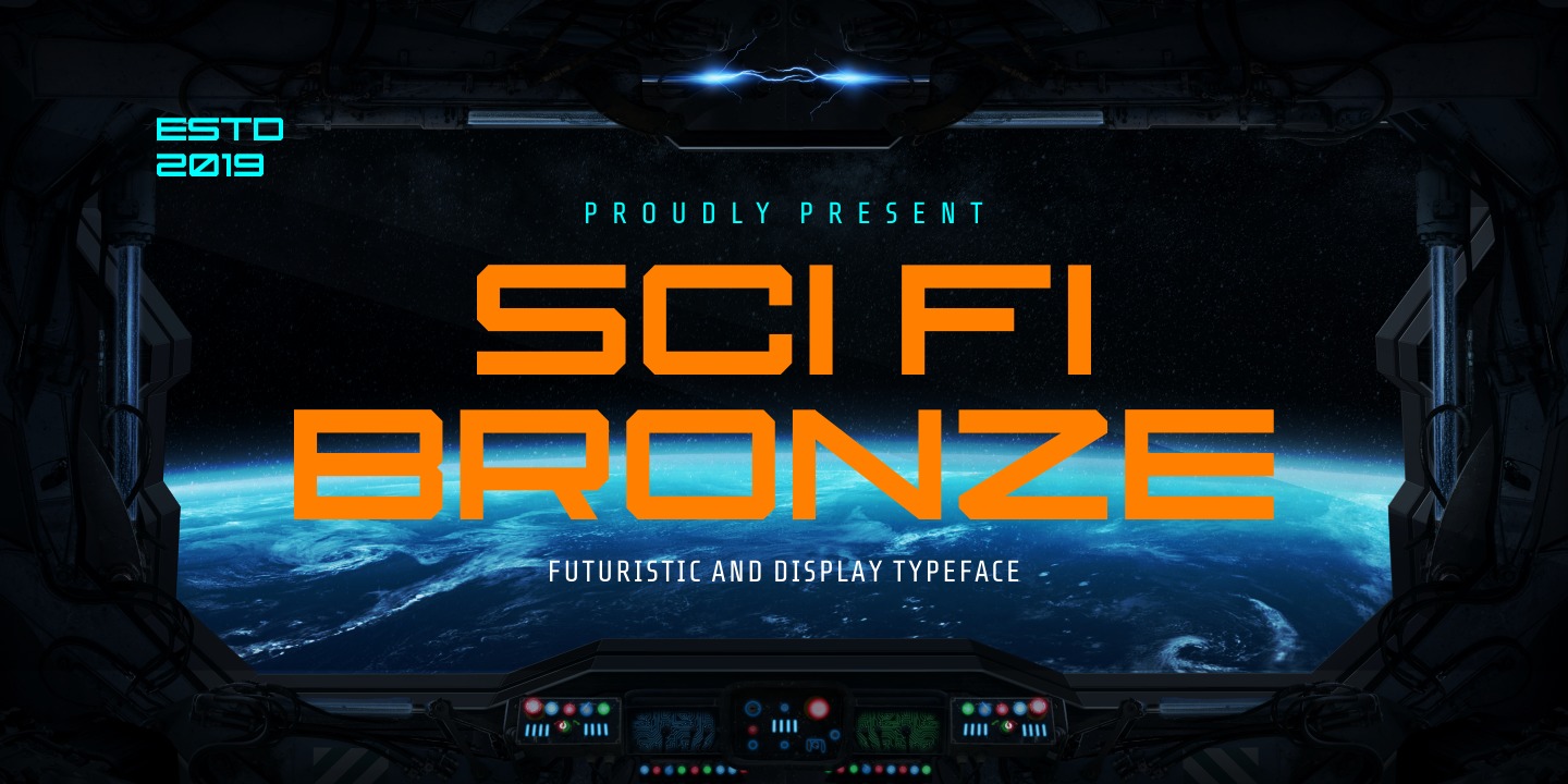フォント Sci Fi Bronze